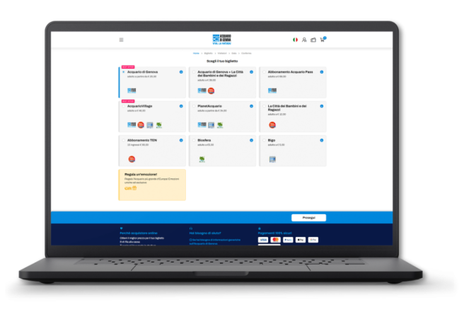 Ticketing Acquario di Genova